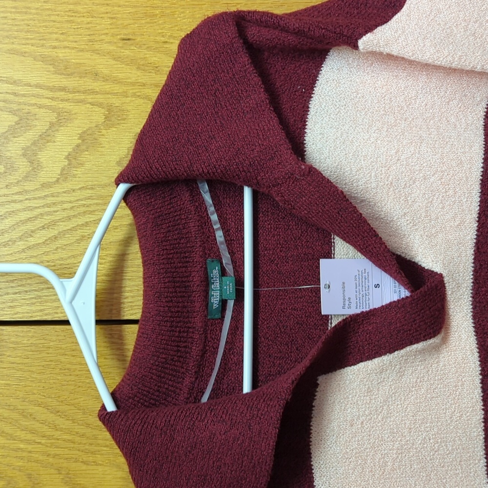 Wild Fable 2 tone crop sweater - Picture 2 of 6